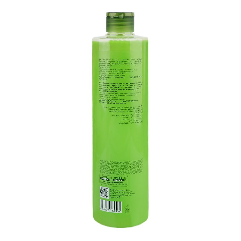 Dikson Herbelan Pack Balsamic Shampoo, Citric Acid, For All Types Of Hair, 500ml - Image 2