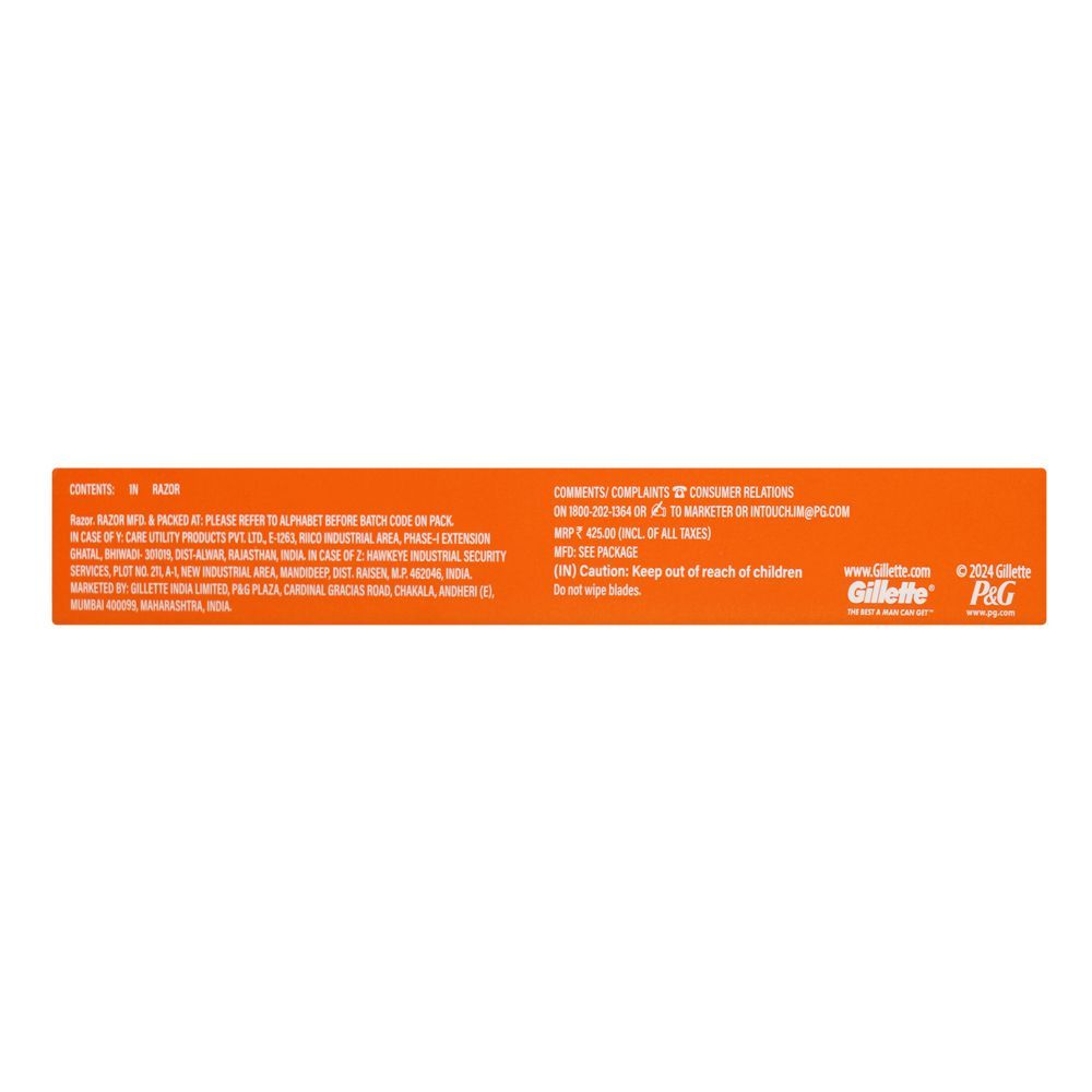 Gillette Fusion 5 Razor + Cartridge, 1-Pack - Image 3