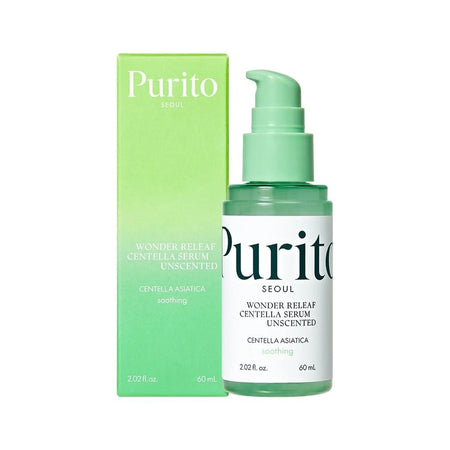 Purito Wonder Releaf Centella Unscented Serum, Soothing & Barrier Repair, Centella, 60ml - Image 3