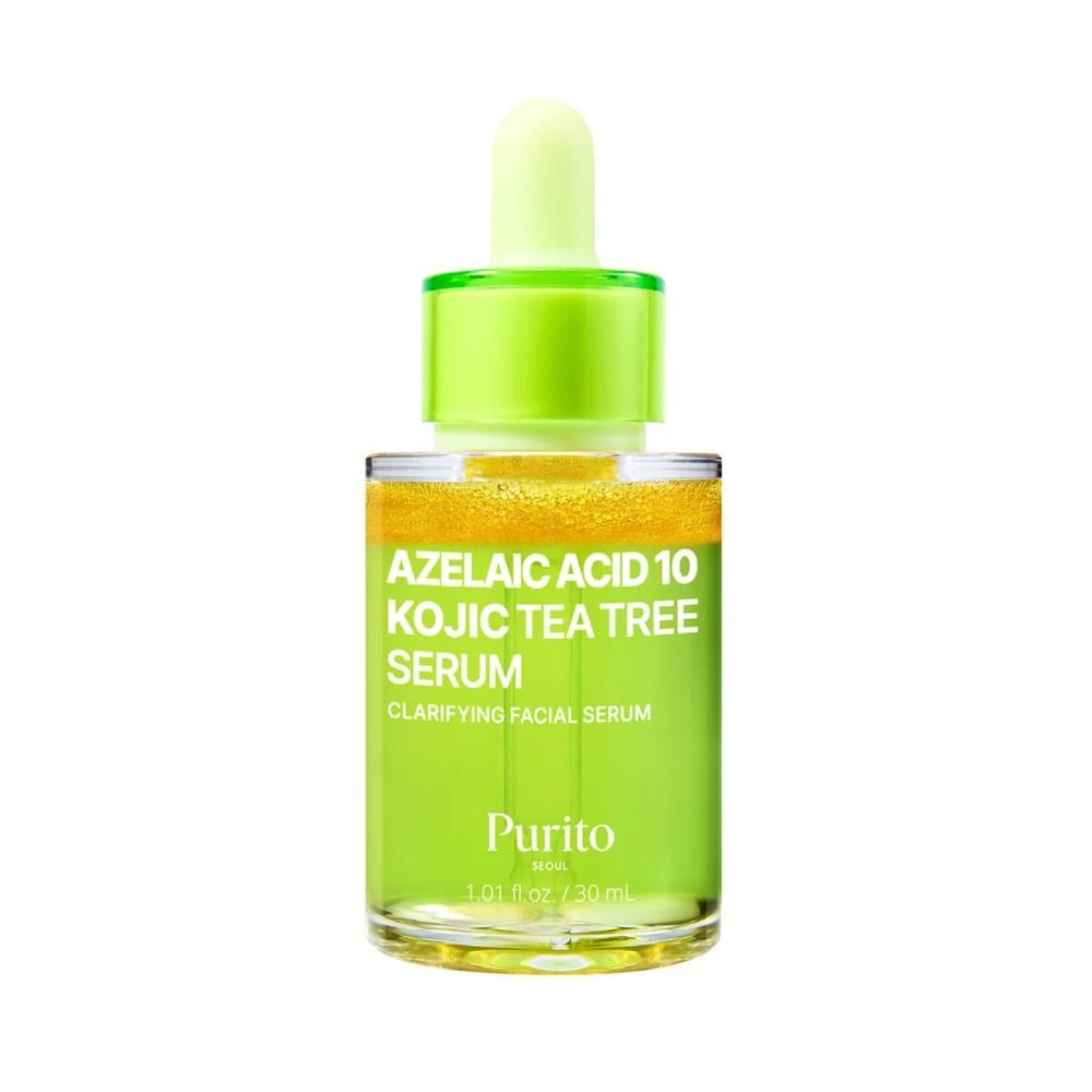 Purito Azelaic Acid 10 Kojic Tea Tree Serum, Hyperpigmentation & Anti-Aging Care, Kojic Acid, Azelaic Acid, Tea Tree, 30ml - Main Image