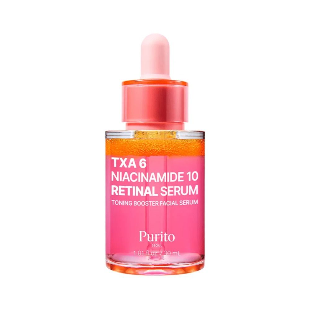 Purito TXA 6 Niacinamide 10 Retinal Serum, Hyperpigmentation & Anti-Aging Care, Tranexamic Acid, Niacinamide, Retinal, 30ml - Main Image