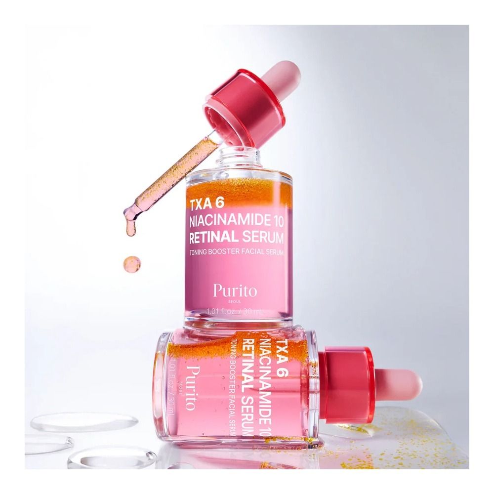 Purito TXA 6 Niacinamide 10 Retinal Serum, Hyperpigmentation & Anti-Aging Care, Tranexamic Acid, Niacinamide, Retinal, 30ml - Image 2