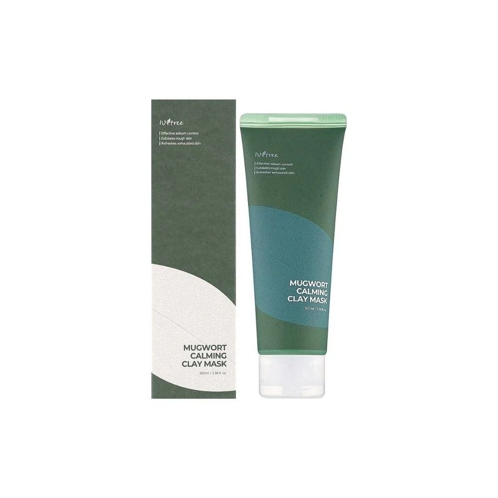 Isntree Mugwort Calming Clay Mask, Soothing & Barrier Repair, Mugwort, 100ml - Main Image