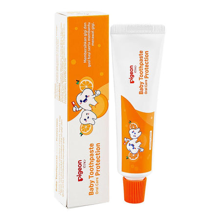 Pigeon Orange Flavour Baby Toothpaste Oral Care Protection, 45g, H81630 - Main Image