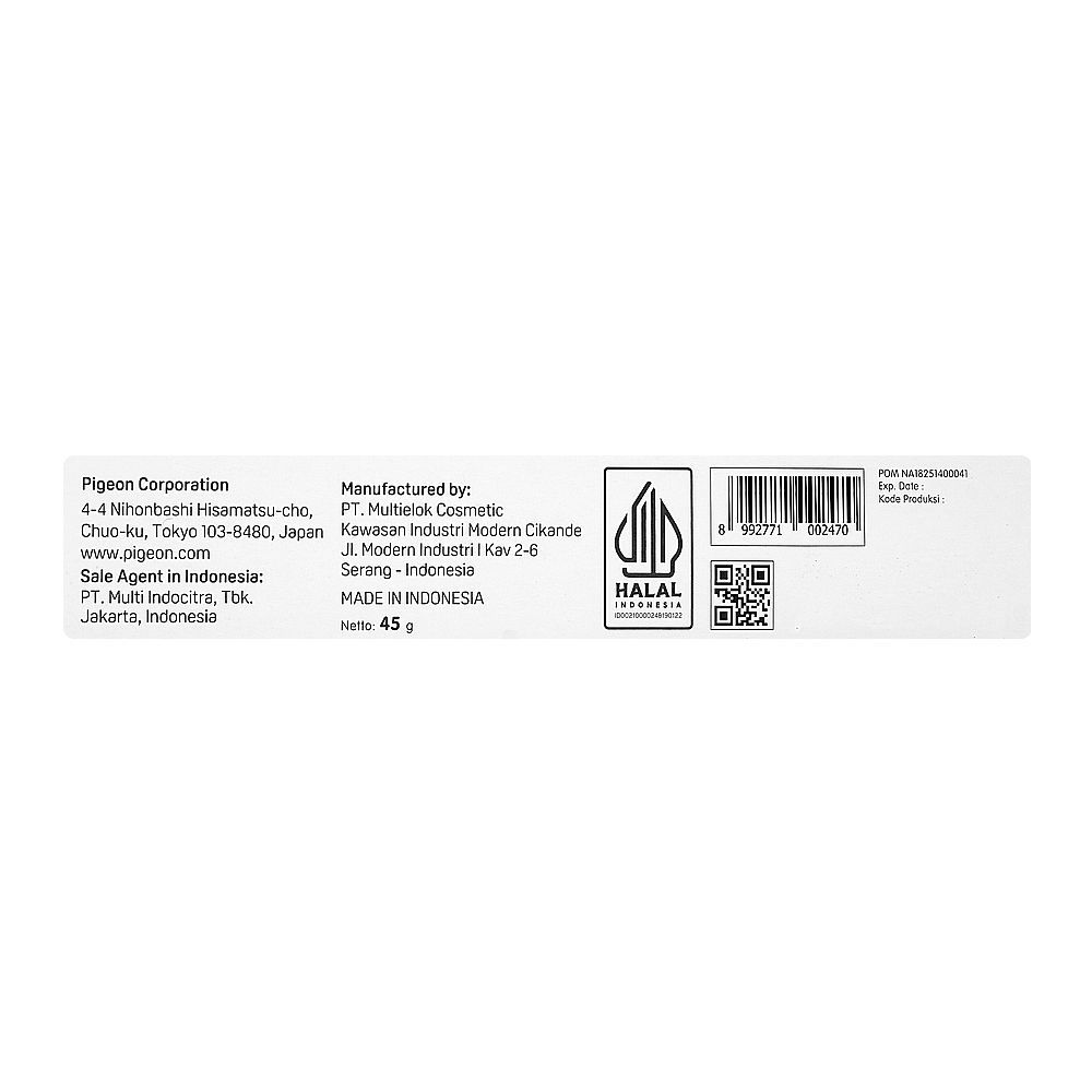Pigeon Orange Flavour Baby Toothpaste Oral Care Protection, 45g, H81630 - Image 2