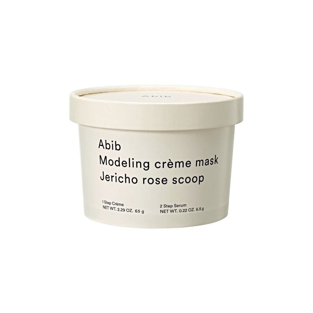 Abib Jericho Rose Modeling Scoop Cream Mask Cream +Serum, Overnight Repair & Hydration Care, Rose Extract, 65g - Main Image