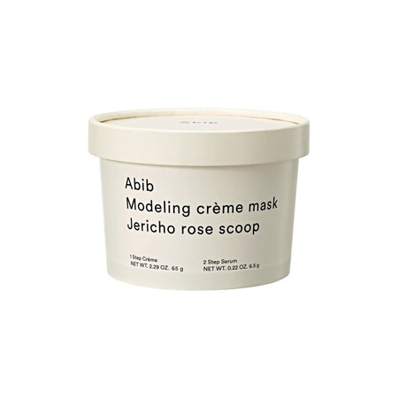 Abib Jericho Rose Modeling Scoop Cream Mask Cream +Serum, Overnight Repair & Hydration Care, Rose Extract, 65g - Main Image