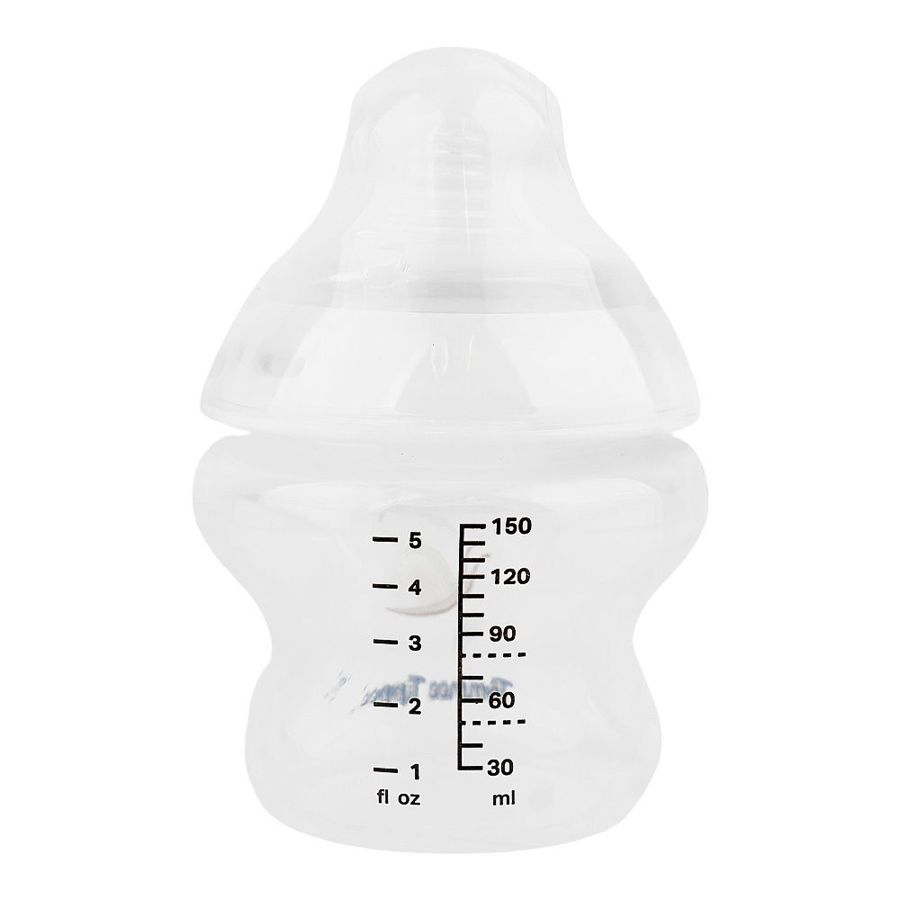 Tommee Tippee Natural Start Slow Flow PP Feeding Bottle, BPA & BPS Free, 0 Months+ 150ml, 427014 - Image 2