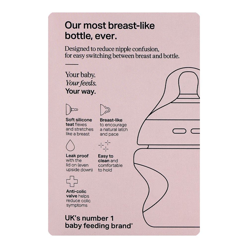 Tommee Tippee Natural Start Slow Flow PP Feeding Bottle, BPA & BPS Free, 0 Months+ 150ml, 427014 - Image 5