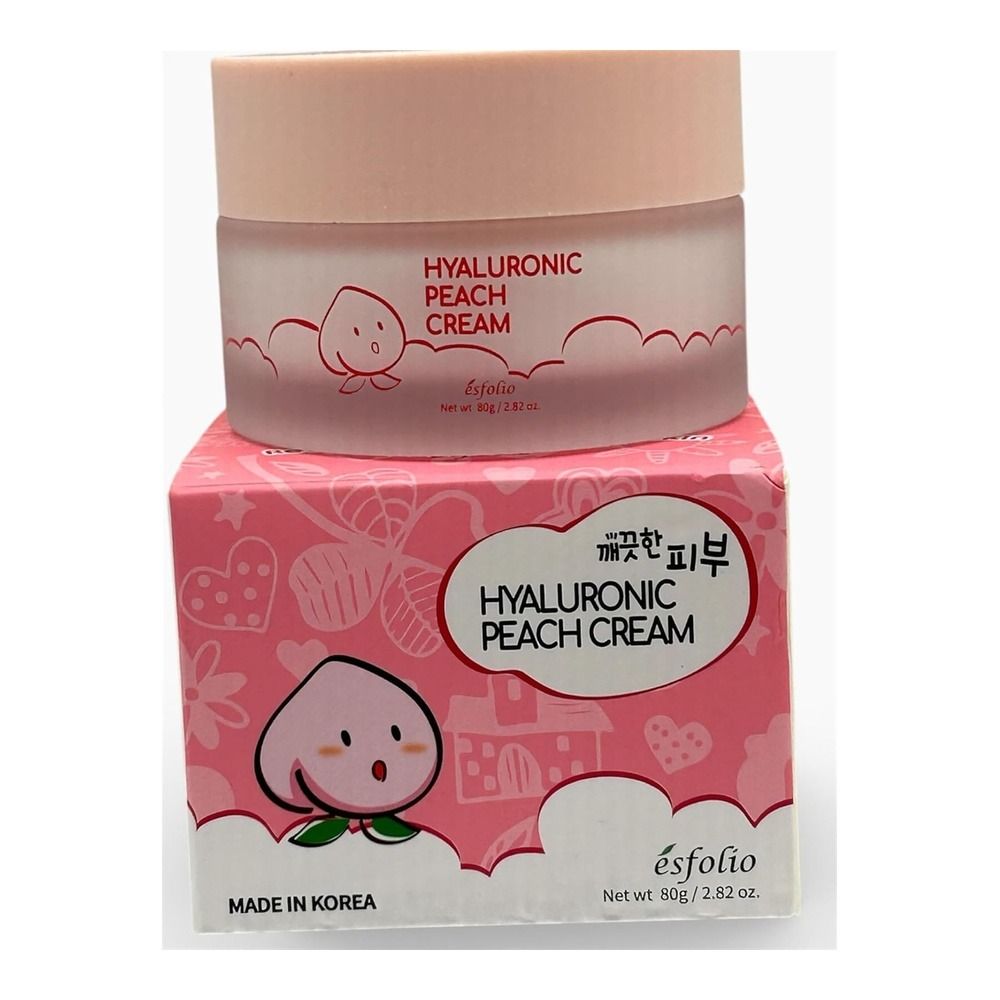 Esfolio Pure Skin Hyaluronic Peach Cream, Hydration & Skin Plumping Care, Hyaluronic Acid, Peach Extract, 80g - Main Image