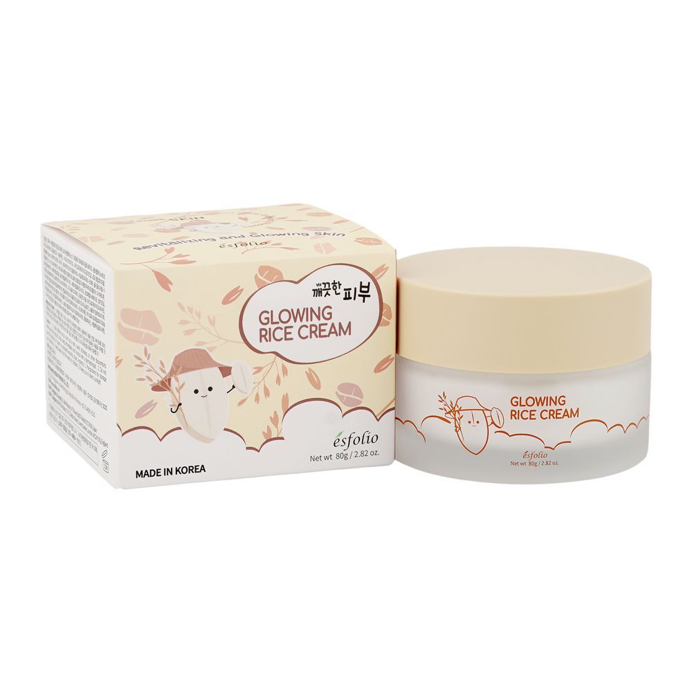 Esfolio Pure Skin Glowing Rice Cream, Rice Extract, 80g - Main Image