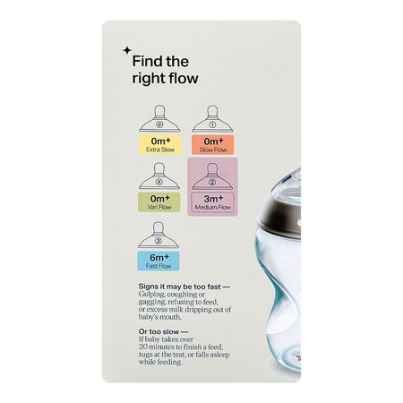 Tommee Tippee Natural Start Medium Flow PP Feeding Bottle, BPA & BPS Free, 3 Months+ 260ml, 427015 - Image 6