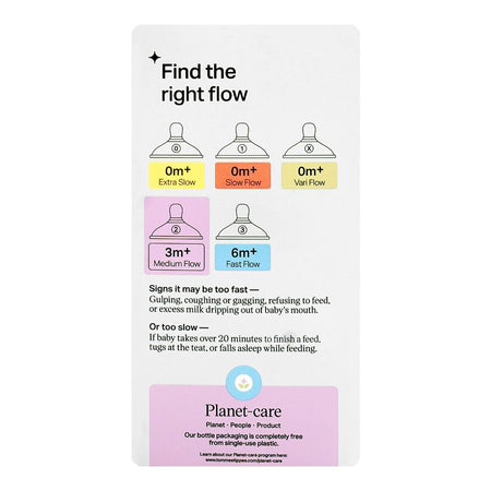 Tommee Tippee Natural Start Teats, BPA & BPS Free, Medium Flow, 3 Months+ 427031, 2-Pack - Image 4
