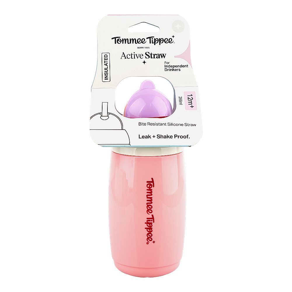 Tommee Tippee Active Straw Cup, BPA Free, For 12+ Months, 266ml, 448017 - Main Image