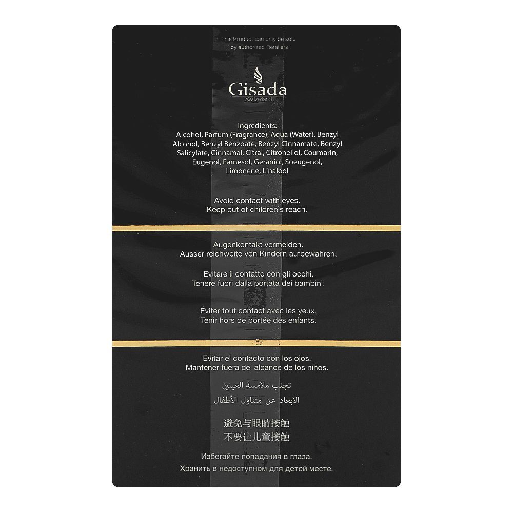 Gisada Ambassador Intense, Eau De Parfum, For Men, 100ml - Image 2