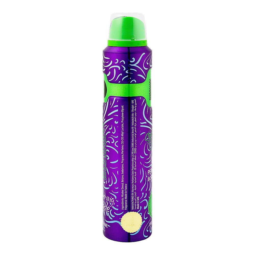 Dhamma Shimmering Cascade Pour Homme Perfumed Body Spray, For Men, 200ml - Image 2