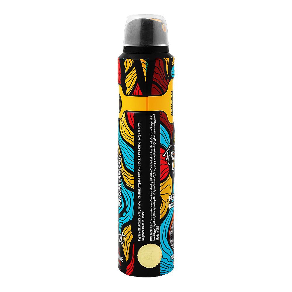 Dhamma Free Spirit Pour Homme Perfumed Body Spray, For Men, 200ml - Image 2