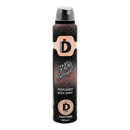 Dhamma Glitter Midnight Pour Femme Perfumed Body Spray, For Women, 200ml - Main Image
