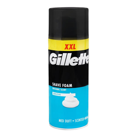 Gillette Original Scent Sensitive Shave Foam, 400ml - Main Image