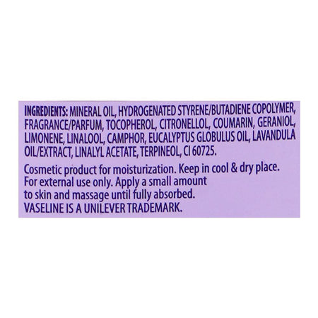 Vaseline Intensive Care Calm Healing Body Oil, 200ml - Image 3
