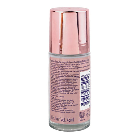 Vaseline Gluta Glow Ampoule Bright & Repair Serum Deodorant Roll On, Niacinamide, Glycerin, 45ml - Image 2