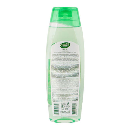 Dalan Fresh Aloe Vera Revitalizing Body Wash, 450ml - Image 2