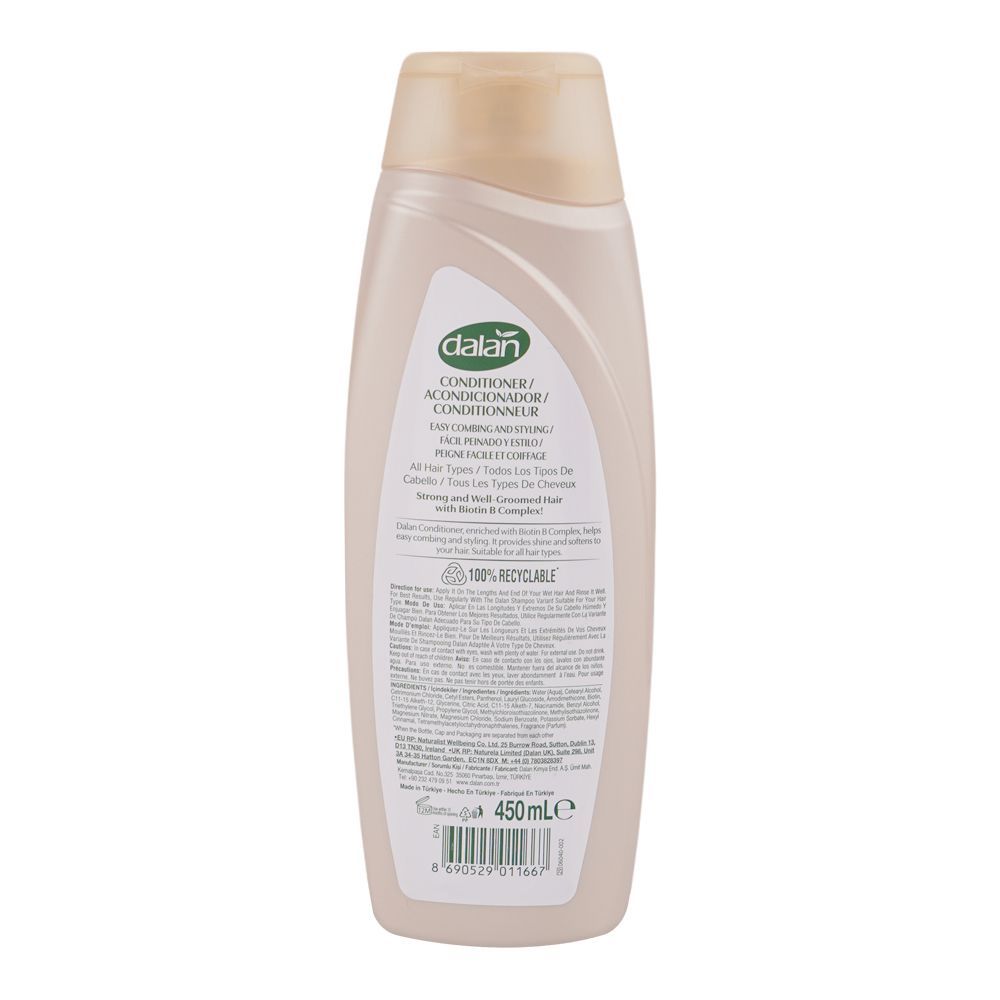 Dalan Biotin Complex Conditioner, For All Types Of Hair, 450ml - Image 2