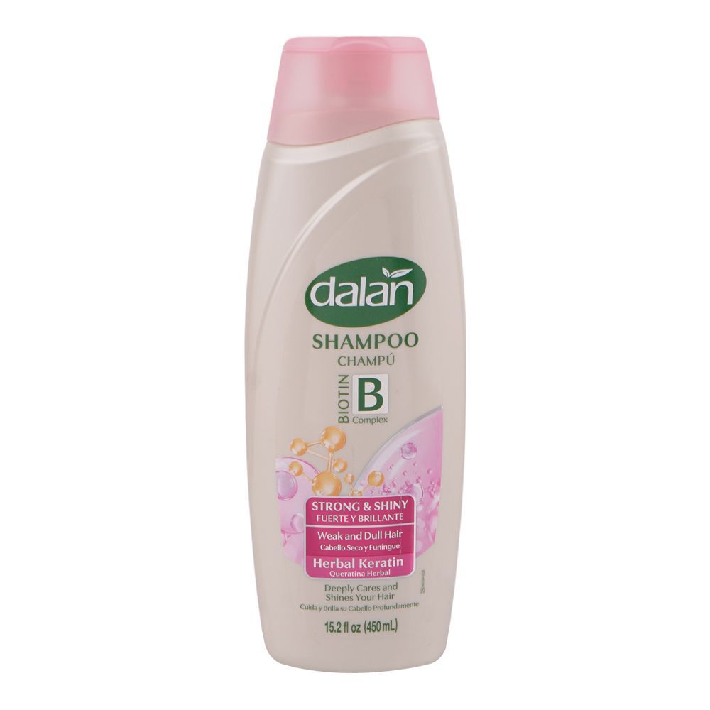 Dalan Biotin Complex Herbal Keratin Strong & Shiny Shampoo, 450ml - Main Image