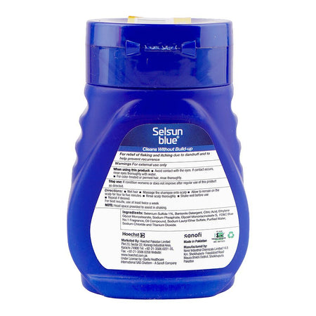 Selsun Blue Solenium Sulfide 1% Balanced Formula Anti-Dandruff Shampoo, For Oily Hair, 90ml - Image 2