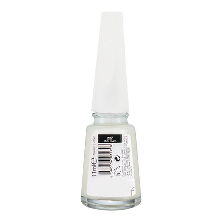 Flormar Maxi Brush Nail Enamel, 227 Milk Foam, 11ml - Image 2