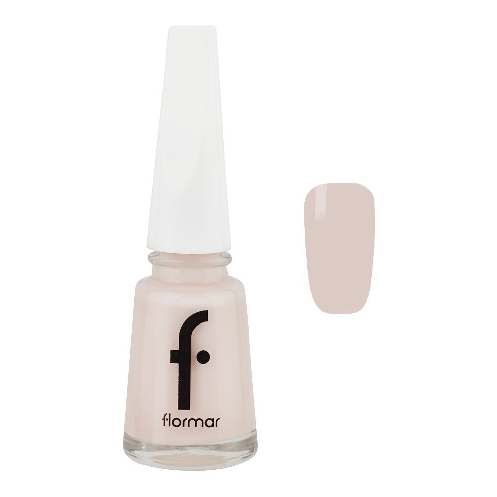 Flormar Maxi Brush Nail Enamel, 305 Beige Latte, 11ml - Main Image