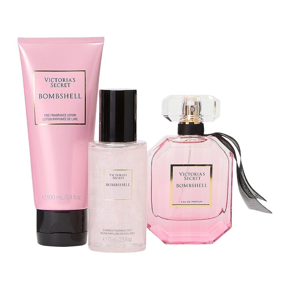 Victoria's Secret Bombshell Set, For Women, EDP 50ml + Mist 75ml + Lotion 100ml - Main Image