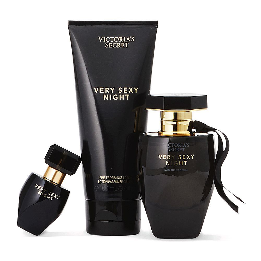 Victoria's Secret Very Sexy Night Set, For Women, EDP 50ml + EDP 7.5ml + Lotion 100ml - Main Image