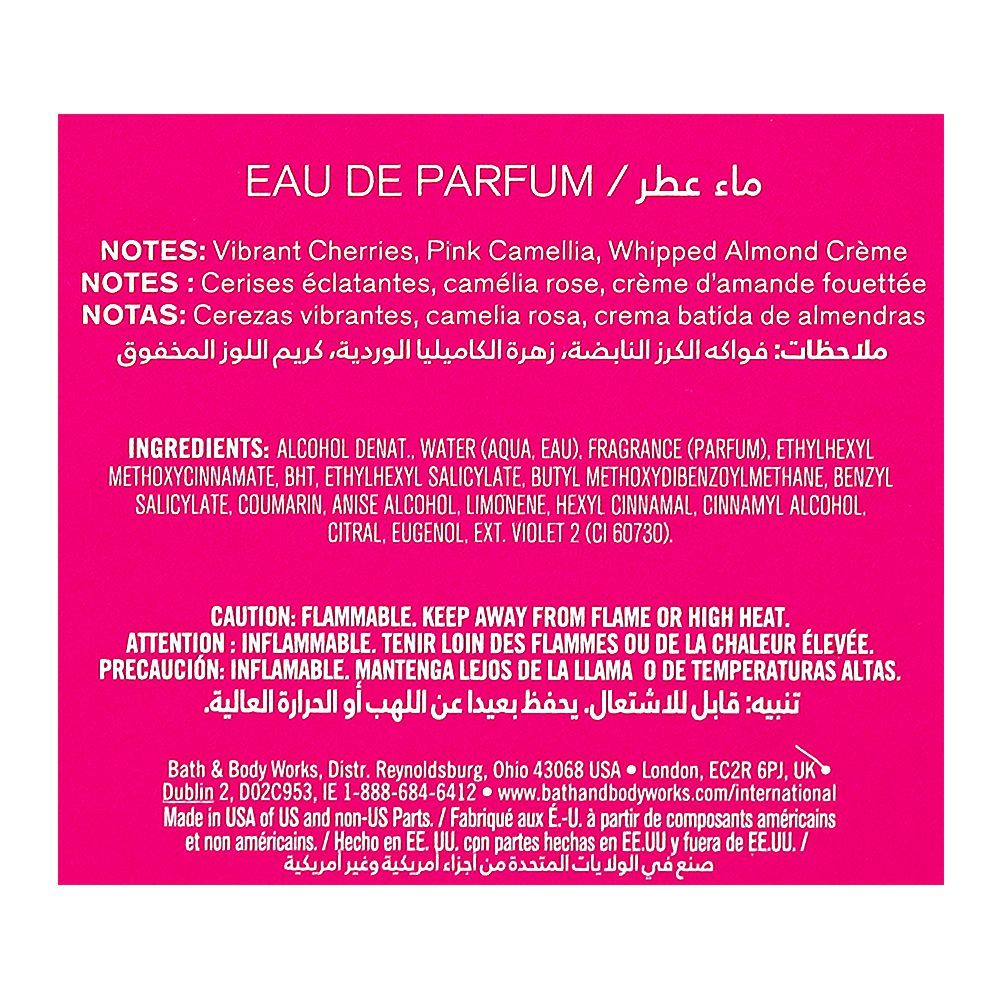 Bath & Body Works Perfect In Pink, Eau De Parfum, For Women, 100ml - Image 5
