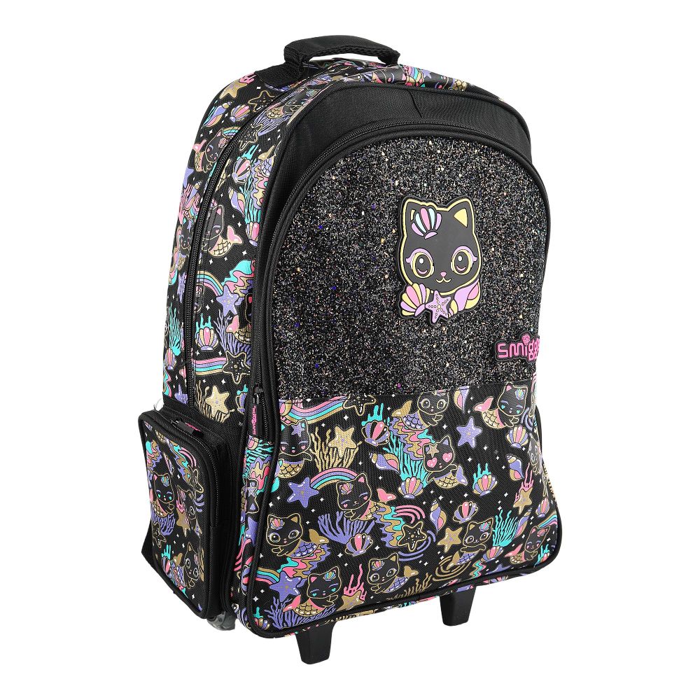 SJ Kids Smiggle Trolly Bag, 18 Inches, Cat, SMI-115 - Main Image