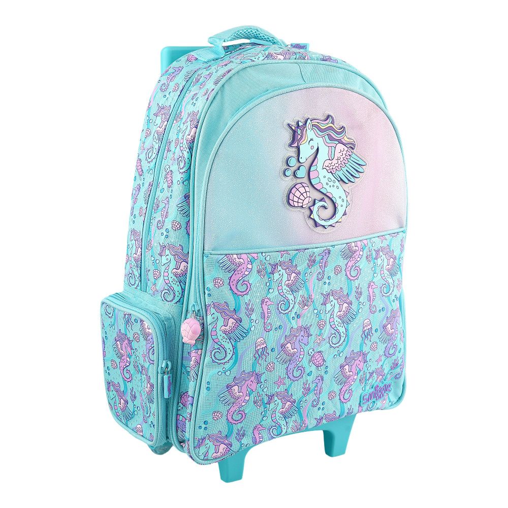 SJ Kids Smiggle Trolly Bag, 18 Inches, Sea Horse, SMI-115 - Main Image