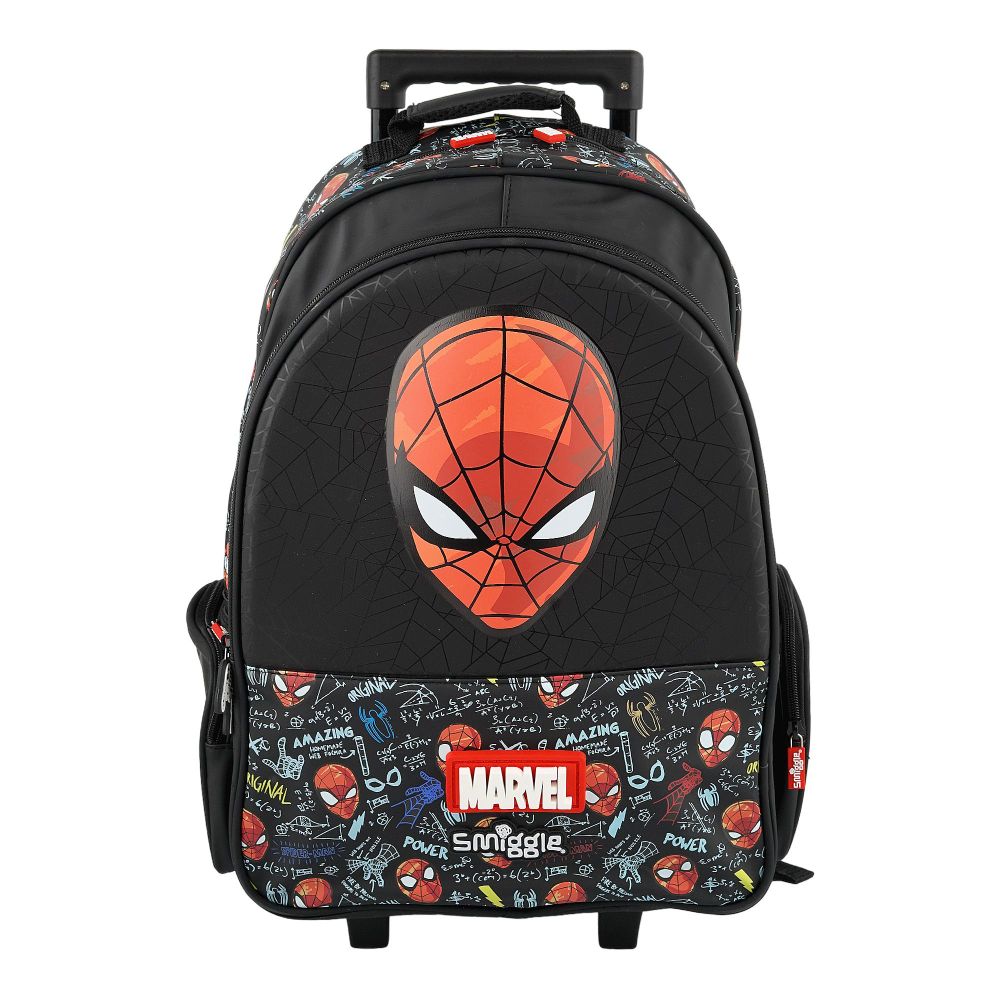 SJ Kids Smiggle Trolly Bag, 18 Inches, Spider Man, SMI-115 - Image 2