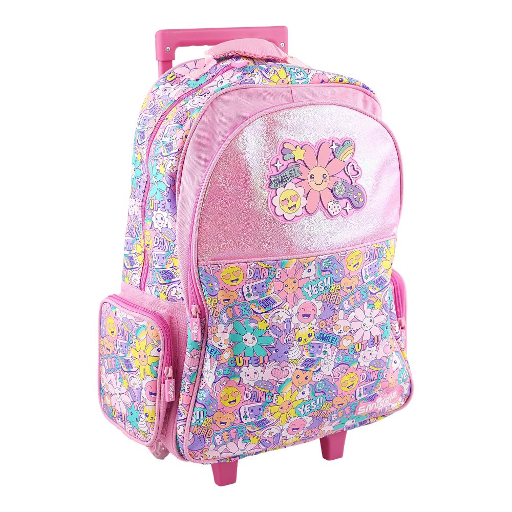 SJ Kids Smiggle Trolly Bag, 18 Inches, Sun Flower, SMI-115 - Main Image