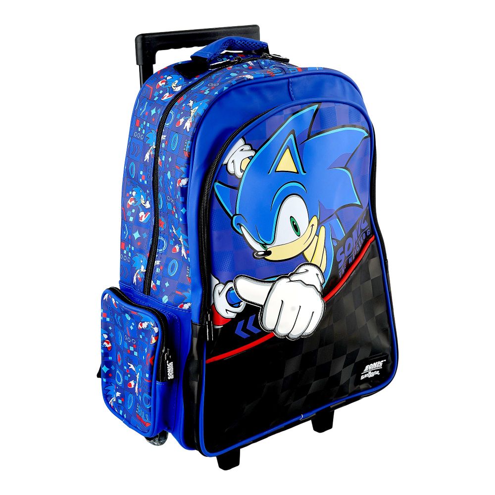 SJ Kids Smiggle Trolly Bag, 18 Inches, Sonic, SMI-115 - Main Image