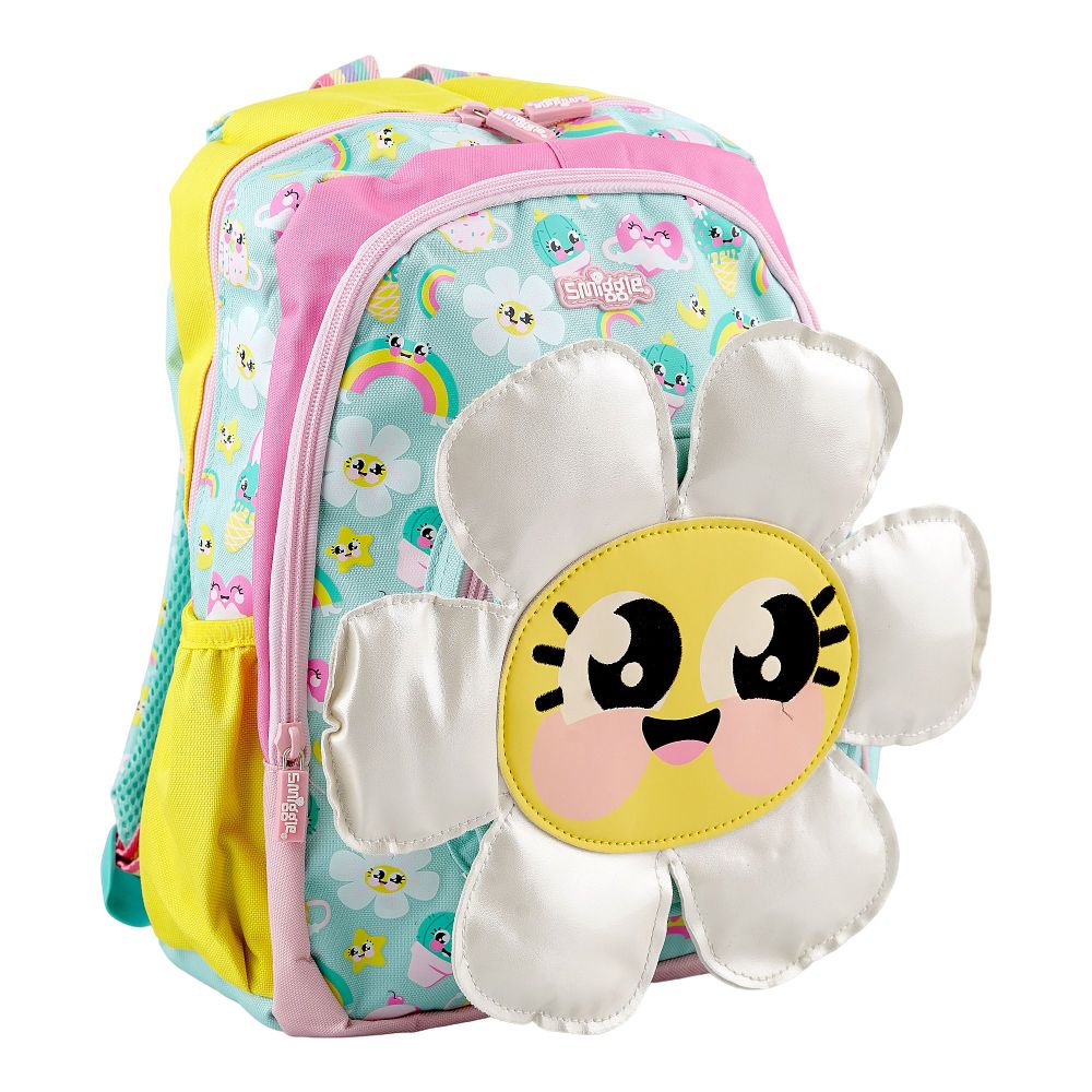 SJ Kids Smiggle School Bag, 14 Inches, Sun Flower, SMI-125 - Main Image