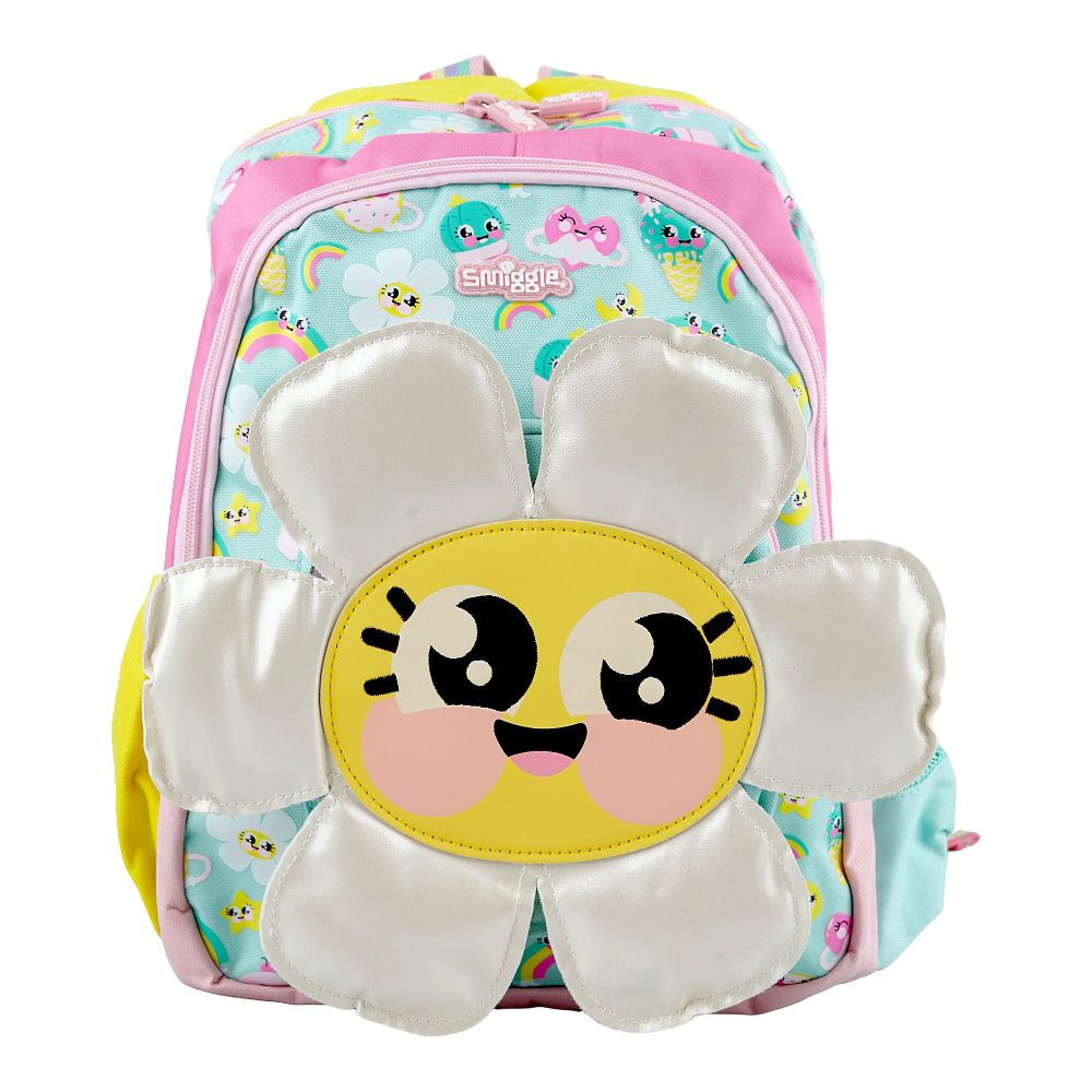 SJ Kids Smiggle School Bag, 14 Inches, Sun Flower, SMI-125 - Image 2