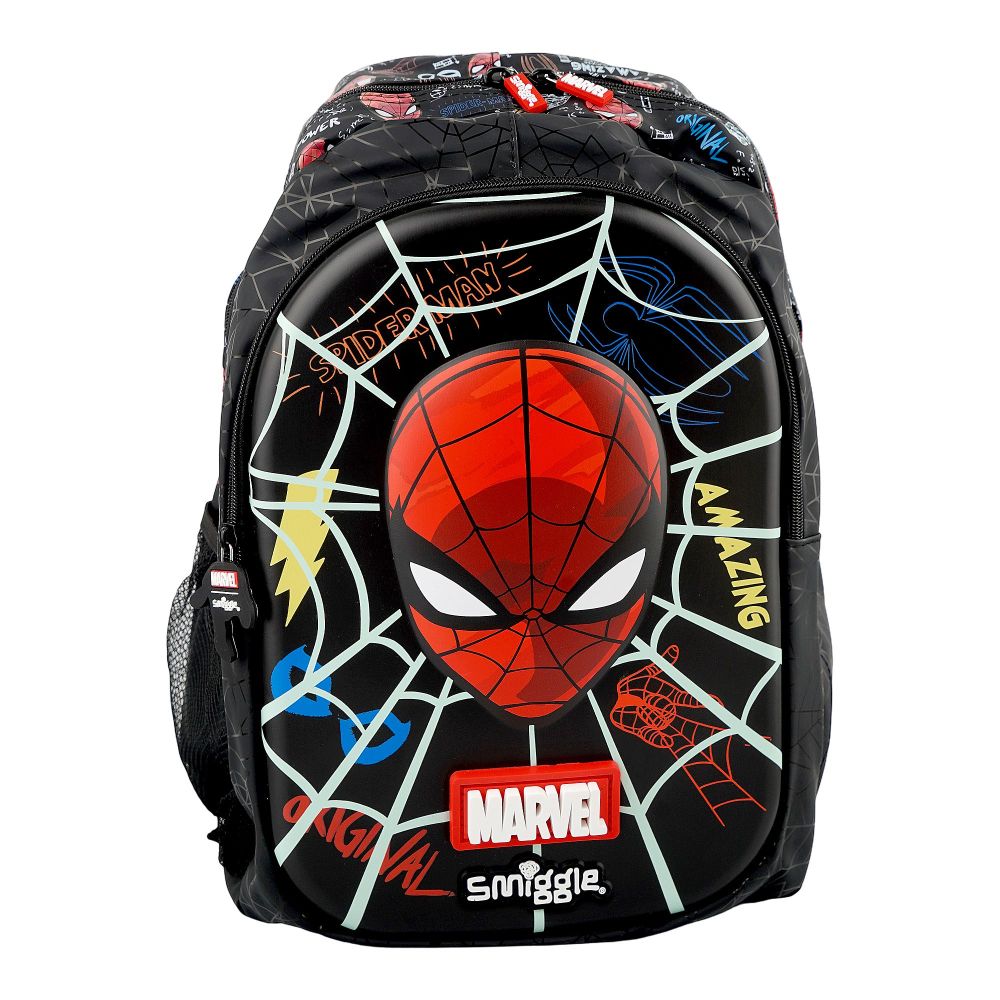 SJ Kids Smiggle School Bag, 16 Inches, Spider, SMI-124 - Image 2