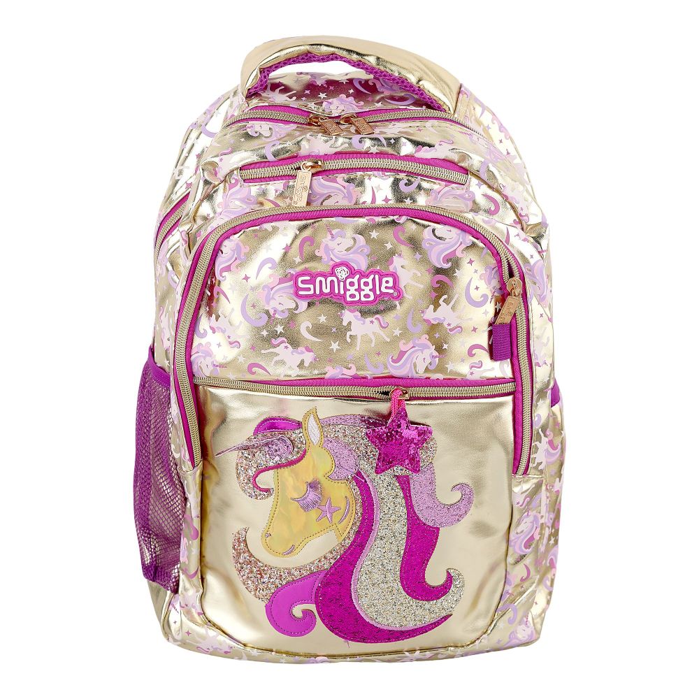 SJ Kids Smiggle School Bag, 16 Inches, Unicorn, SMI-124-A - Image 2