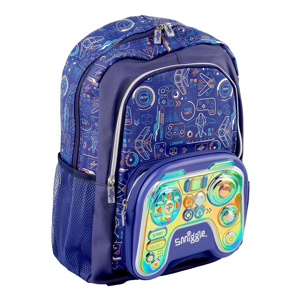 SJ Kids Smiggle School Bag, 16 Inches, Game Console, SMI-124-A - Main Image