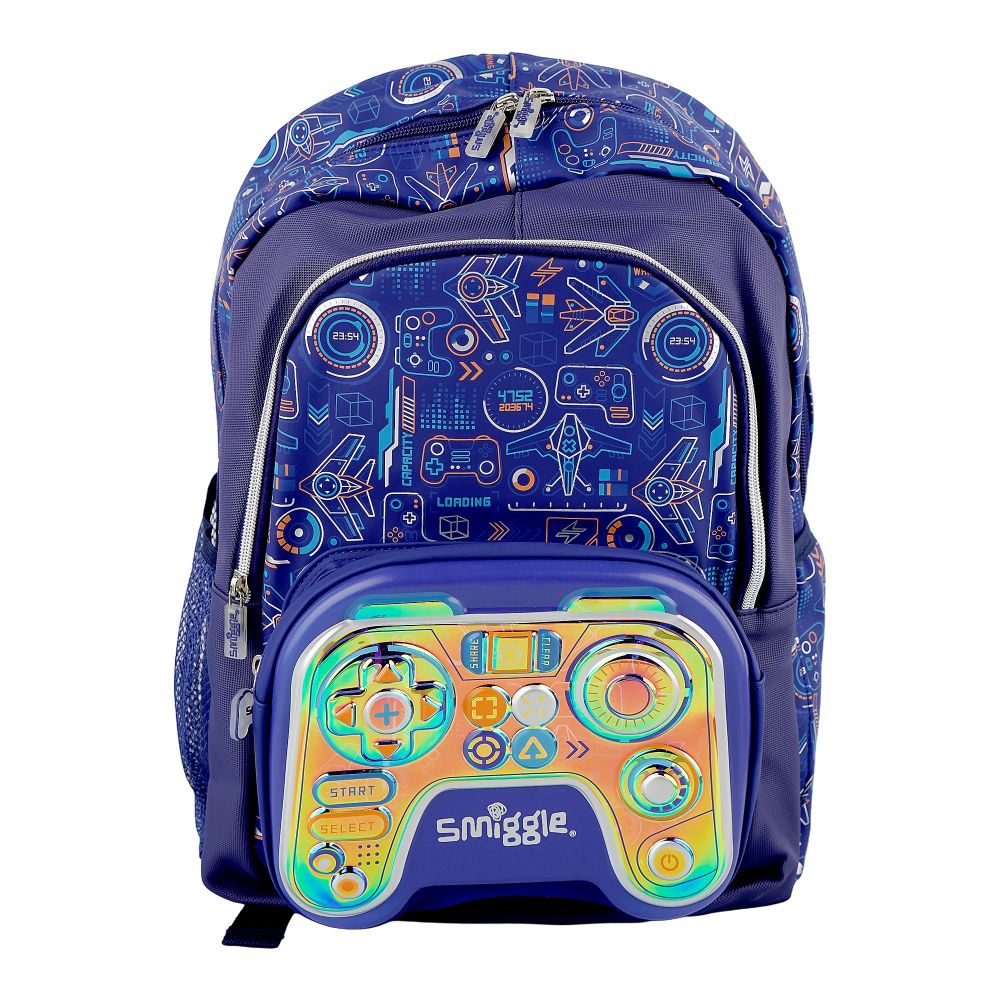 SJ Kids Smiggle School Bag, 16 Inches, Game Console, SMI-124-A - Image 2