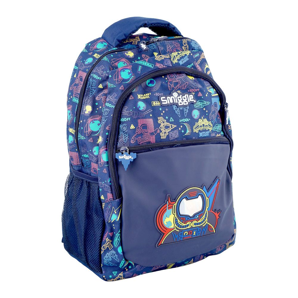 SJ Kids Smiggle School Bag, 16 Inches, Astronote, SMI-124-A - Main Image