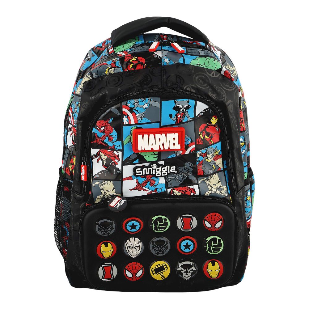 SJ Kids Smiggle School Bag, 16 Inches, Avengers, SMI-124 - Image 2