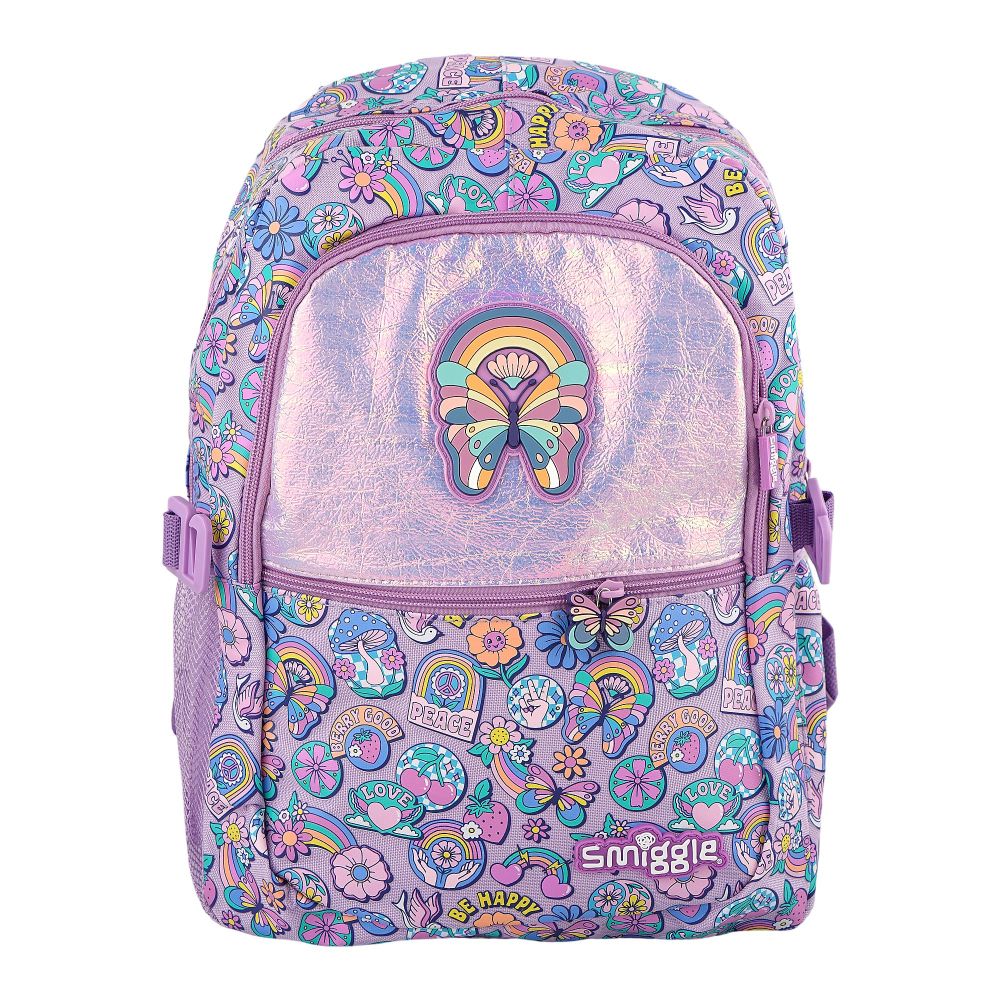 SJ Kids Smiggle School Bag, 16 Inches, Butterfly, SMI-124-A - Image 2