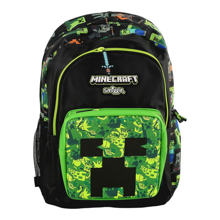 SJ Kids Smiggle School Bag, 16 Inches, Mine Craft, SMI-124 - Image 2