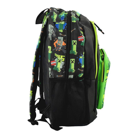 SJ Kids Smiggle School Bag, 16 Inches, Mine Craft, SMI-124 - Image 4